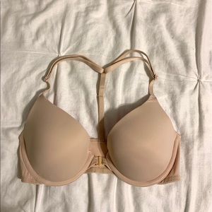pink/vs nude bra